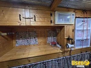 2015 M&r Custom Concession Trailer Barbecue Food Trailer Cabinets Kansas Diesel Engine for Sale