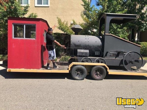 2015 Open Bbq Smoker Trailer Open Bbq Smoker Trailer California for Sale