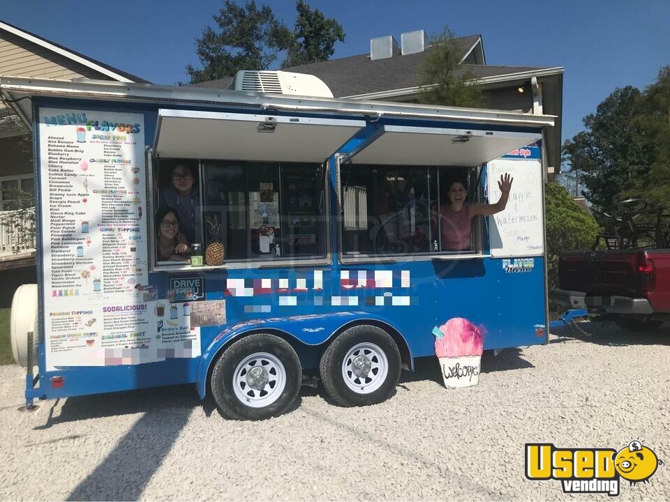 Like-New 2015 Sno Pro Shaved Ice - Sno Cone Concession Trailer for Sale ...