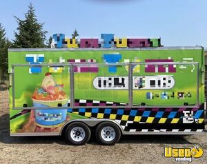 2015 Self Serve Frozen Yogurt Concession Trailer Ice Cream Trailer Air Conditioning Arizona for Sale