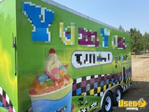 2015 Self Serve Frozen Yogurt Concession Trailer Ice Cream Trailer Spare Tire Arizona for Sale