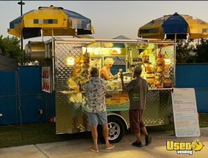 2015 Stainless/enclosed Kitchen Food Trailer Stainless Steel Wall Covers Florida for Sale
