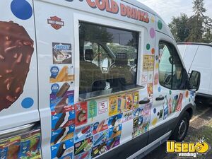 2015 Transit 150 Medium Roof Ice Cream Truck Exterior Customer Counter Oregon Gas Engine for Sale