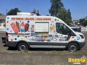 2015 Transit 150 Medium Roof Ice Cream Truck Spare Tire Oregon Gas Engine for Sale