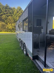 2015 Tri-axle Barbecue Concession Trailer Barbecue Food Trailer Concession Window Maine for Sale