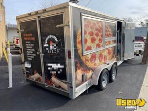 2015 Wood-fired Pizza Concession Trailer Pizza Trailer Concession Window New York for Sale