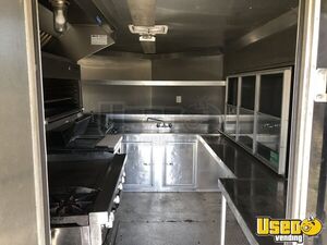 2016 18’ Porch Style Kitchen Food Trailer Kitchen Food Trailer Stainless Steel Wall Covers Pennsylvania for Sale