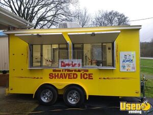 2016 2016 Sno-pro / 6 X 14 Sddt Shaved Ice Concession Trailer Snowball Trailer Tennessee for Sale