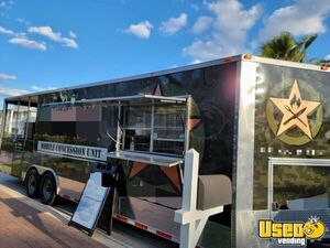 2016 28x8.5 V-nose Barbecue Concession Trailer Barbecue Food Trailer Florida for Sale