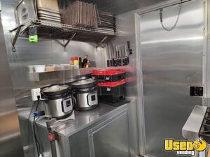 2016 28x8.5 V-nose Barbecue Concession Trailer Barbecue Food Trailer Oven Florida for Sale