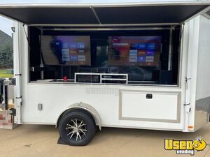 2016 6' X 12' Mobile Entertainment Trailer With Restroom Party / Gaming Trailer Concession Window Oklahoma for Sale