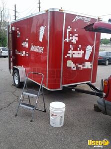 2016 6×10 Enclosed Cargo Trailer – Barn Door Snowball Trailer Concession Window Colorado for Sale