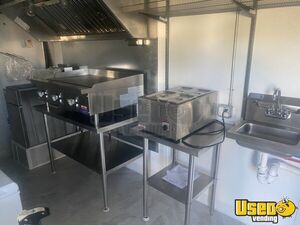 2016 7x16ta3 Kitchen Food Trailer Stainless Steel Wall Covers Indiana for Sale