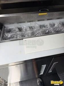 2016 8.5 X 16 V Nose Kitchen Food Trailer Prep Station Cooler New Jersey for Sale