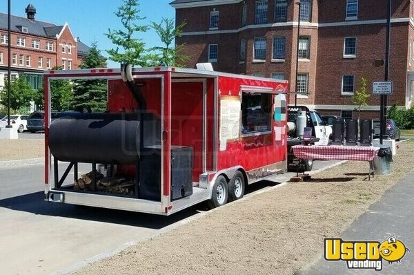 2016 8.5x20 Barbecue Food Trailer Barbecue Food Trailer Maine for Sale