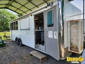 2016 8' x 24' Barbecue Food Concession Trailer with Porch for Sale in Oklahoma!