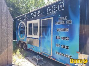 2016 Cargo Barbecue Food Trailer Air Conditioning Florida for Sale
