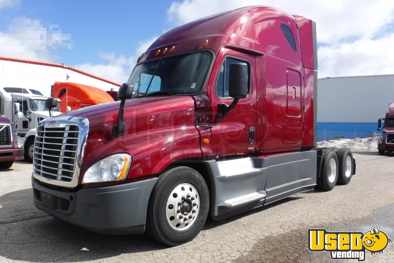 16 Freightliner Cascadia 125 Evolution Midroof Sleeper Cab Used Semi Truck For Sale In Texas