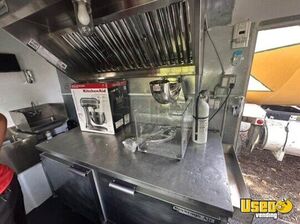 2016 Concession Trailer Kitchen Food Trailer Stainless Steel Wall Covers Florida for Sale