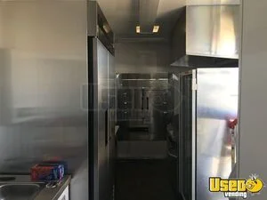2016 Custom Barbecue Food Trailer Diamond Plated Aluminum Flooring Oklahoma for Sale