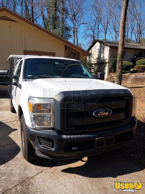 2016 F-250 Lunch Serving Food Truck Georgia Gas Engine for Sale