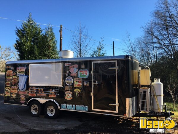 2016 Food Concession Trailer Kitchen Food Trailer Air Conditioning Georgia Diesel Engine for Sale
