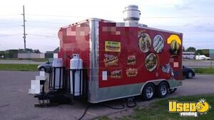 2016 Food Concession Trailer Kitchen Food Trailer Air Conditioning Minnesota for Sale