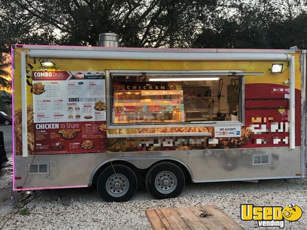 2016 Food Concession Trailer Kitchen Food Trailer Florida for Sale