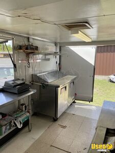 2016 Food Concession Trailer Kitchen Food Trailer Prep Station Cooler Texas for Sale