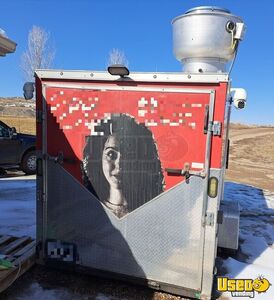 2016 Food Concession Trailer Kitchen Food Trailer Stainless Steel Wall Covers Montana for Sale