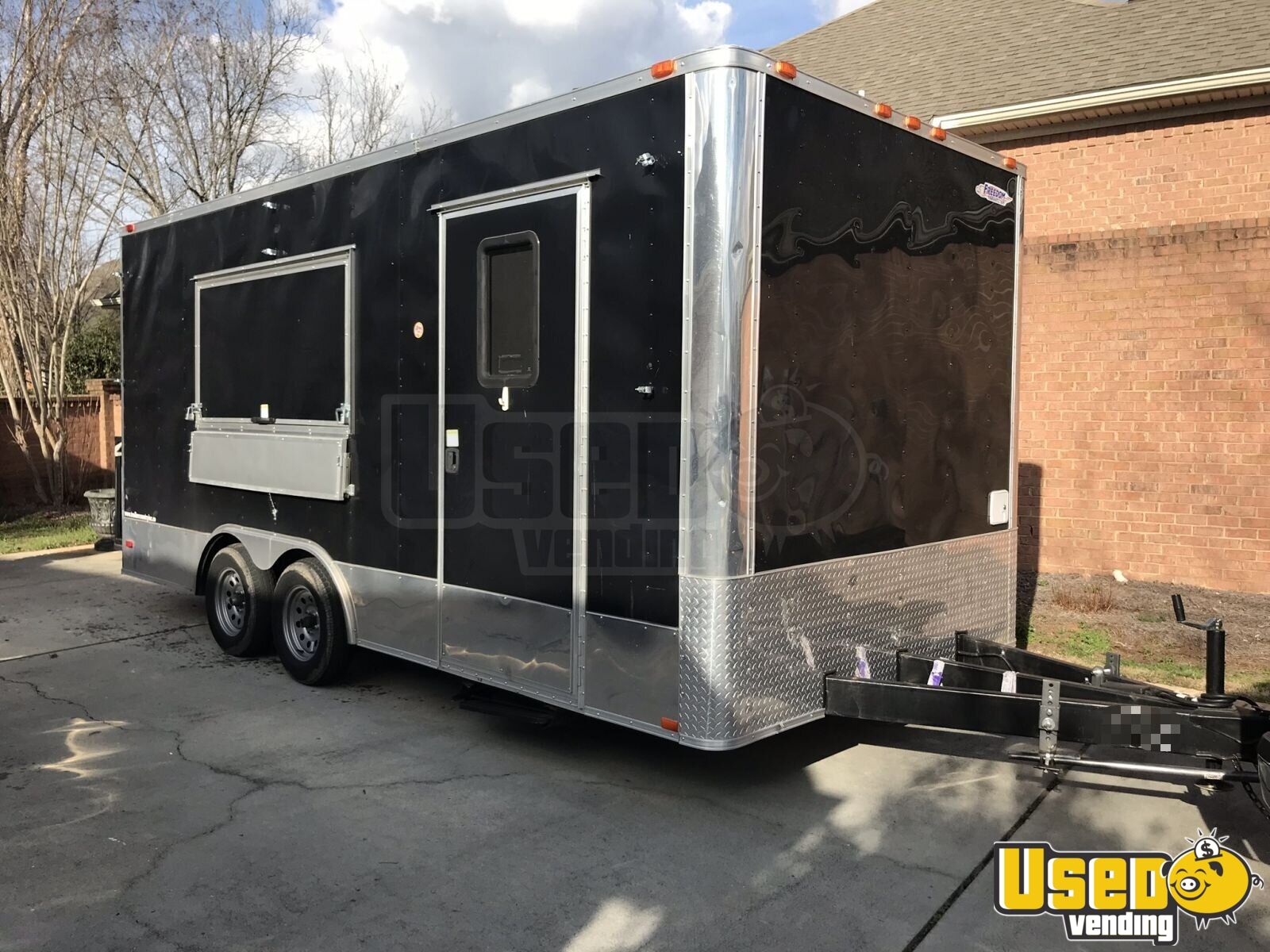 2016 8.5' x 18' Food Concession Trailer Used Concession Trailer for