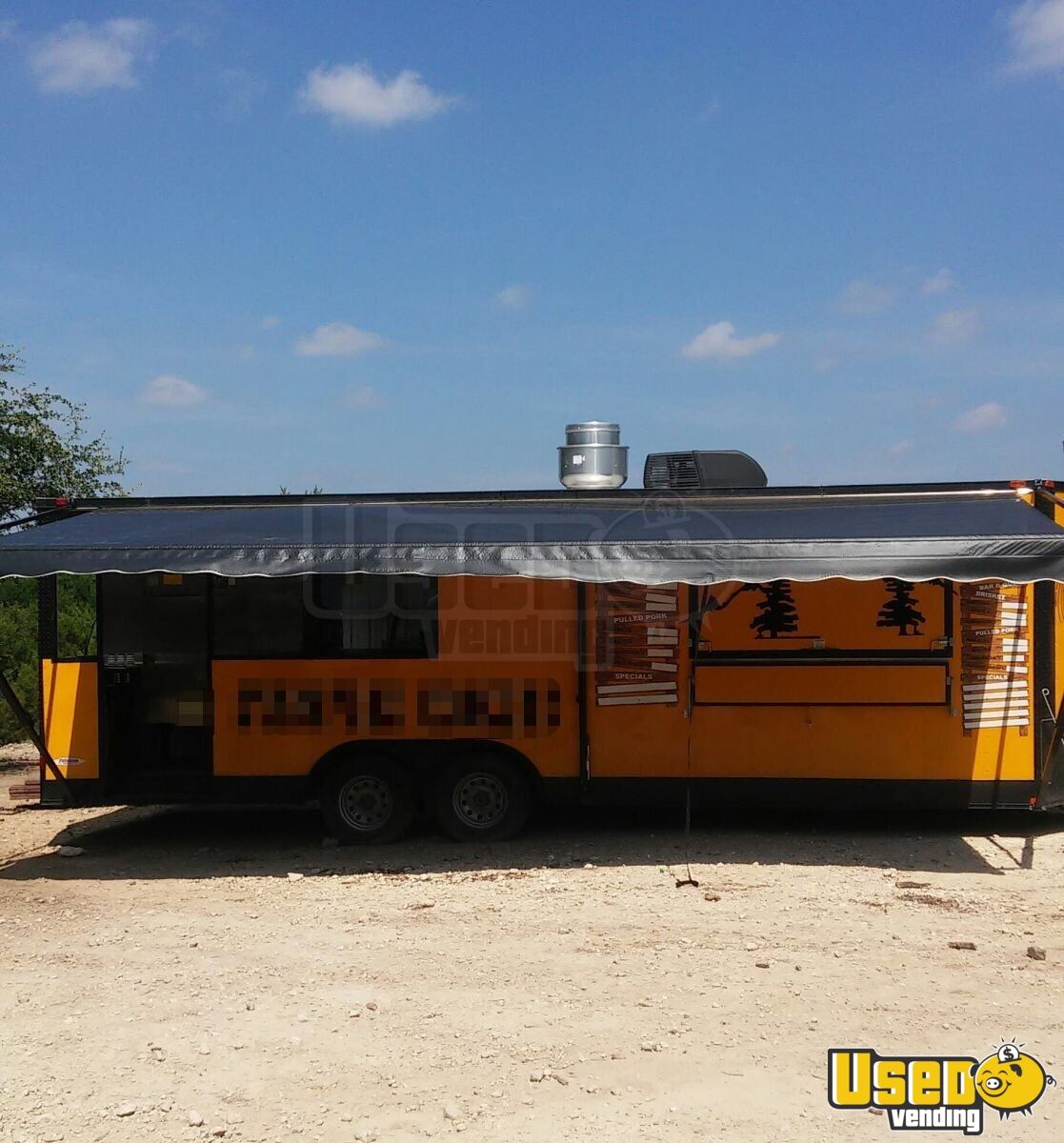 2016 8.5' x 24' BBQ Concession Trailer Used Concession Trailer with