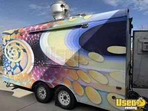 2016 8.5' x 16.5' Cargo Craft Kitchen Food Concession Trailer with Fire Suppression for Sale in Colorado!