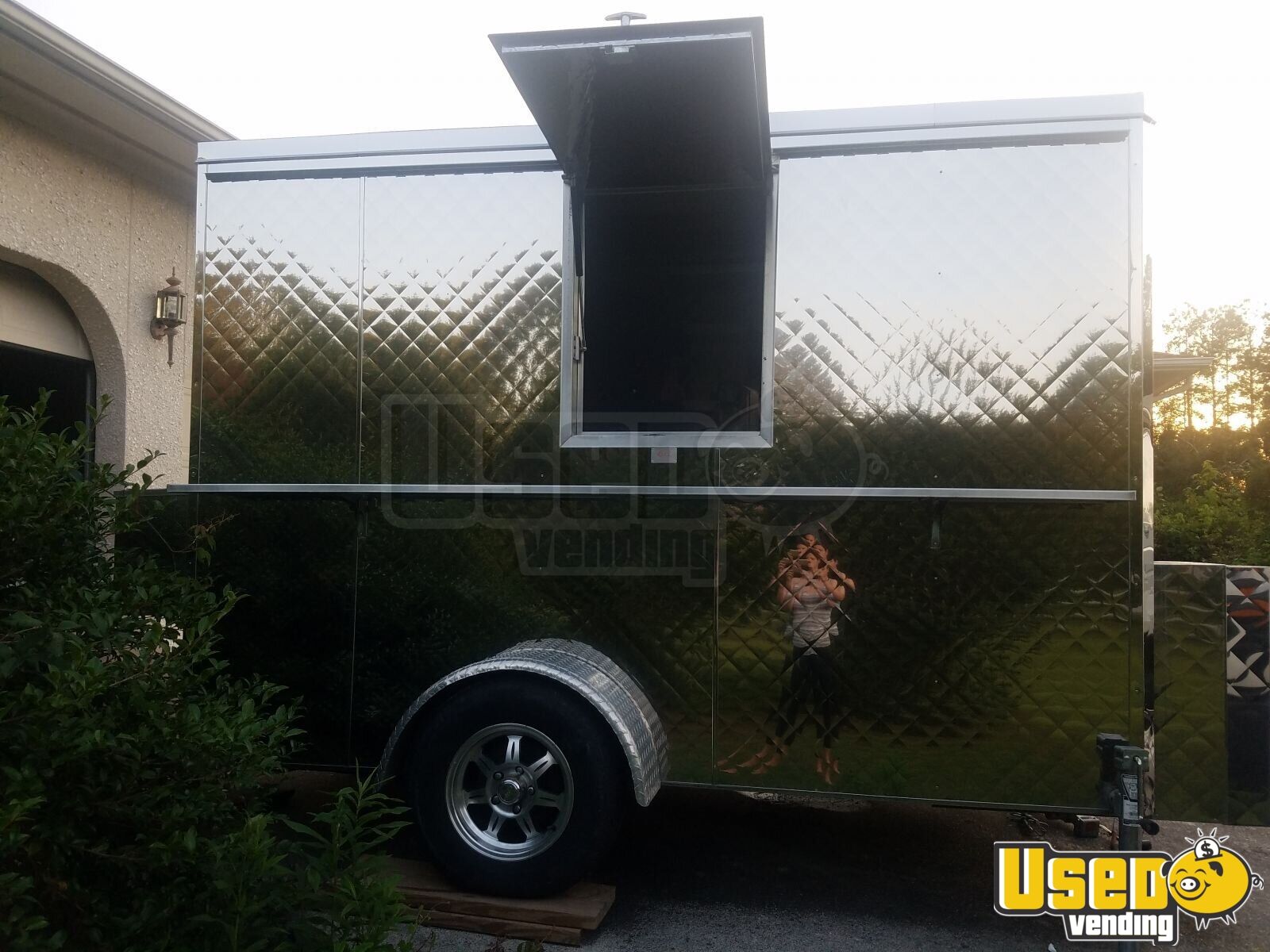 All Stainless Steel 2016 6' x 10' Mini Donut Concession Trailer with