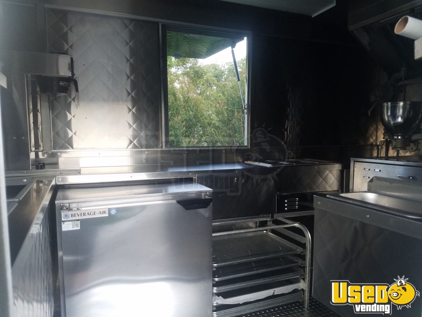 All Stainless Steel 2016 6' x 10' Mini Donut Concession Trailer with