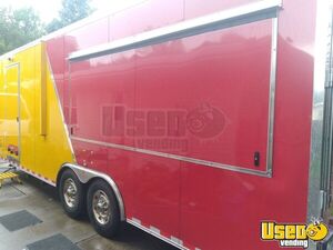 2016 Mk242-8 Food And Beverage Concession Trailer Concession Trailer Diamond Plated Aluminum Flooring Illinois for Sale