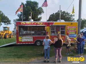 2016 Mk242-8 Food And Beverage Concession Trailer Concession Trailer Spare Tire Illinois for Sale