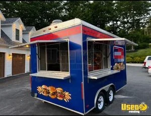 2016 . * Model: Sw-86x14t Kitchen Food Trailer New Hampshire Gas Engine for Sale