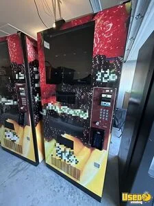(2) 2016 Seaga Healthy Snack and Cold Drink Combo Vending Machines For Sale in Florida!