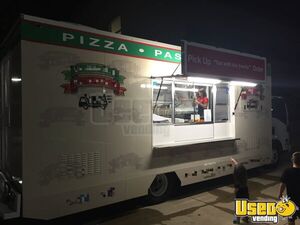 2016 Npr Hd Pizza Food Truck Pizza Food Truck Stainless Steel Wall Covers Missouri Diesel Engine for Sale