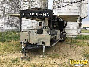 2016 Open Bbq Smoker Trailer Open Bbq Smoker Trailer Gray Water Tank Ohio for Sale