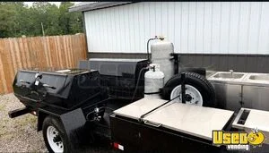 Well Equipped - 2016 Open BBQ Smoker Trailer Mobile Concession Unit for Sale in Ohio!