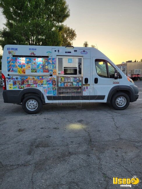 2016 Pro Master 1500 High Roof Ice Cream Truck California Gas Engine for Sale
