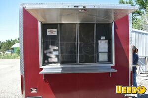 2016 Qtm 8.6x20 Ta Kitchen Food Trailer Diamond Plated Aluminum Flooring Montana for Sale
