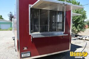 2016 Qtm 8.6x20 Ta Kitchen Food Trailer Stainless Steel Wall Covers Montana for Sale