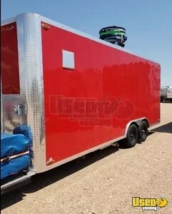 2016 Quat Kitchen Food Trailer Stainless Steel Wall Covers Rhode Island for Sale