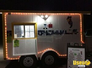 2016 Shaved Ice Concession Trailer Snowball Trailer Concession Window Oklahoma for Sale