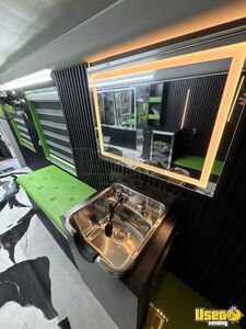 2016 Shuttle Bus Mobile Hair & Nail Salon Truck Open Signage Florida Gas Engine for Sale