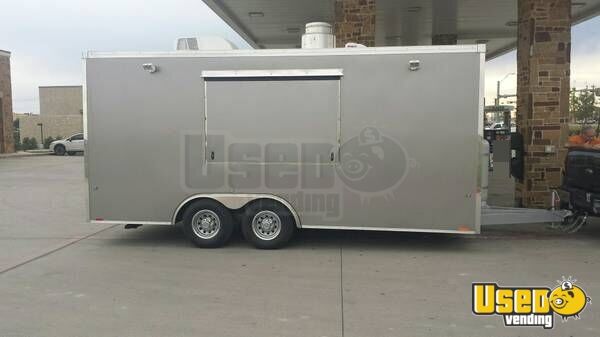 2016 Silver Kitchen Food Trailer Texas for Sale