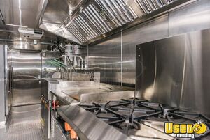 2016 Step Van Bbq Kitchen Food Truck + Trailer Barbecue Food Truck Insulated Walls Alberta Diesel Engine for Sale